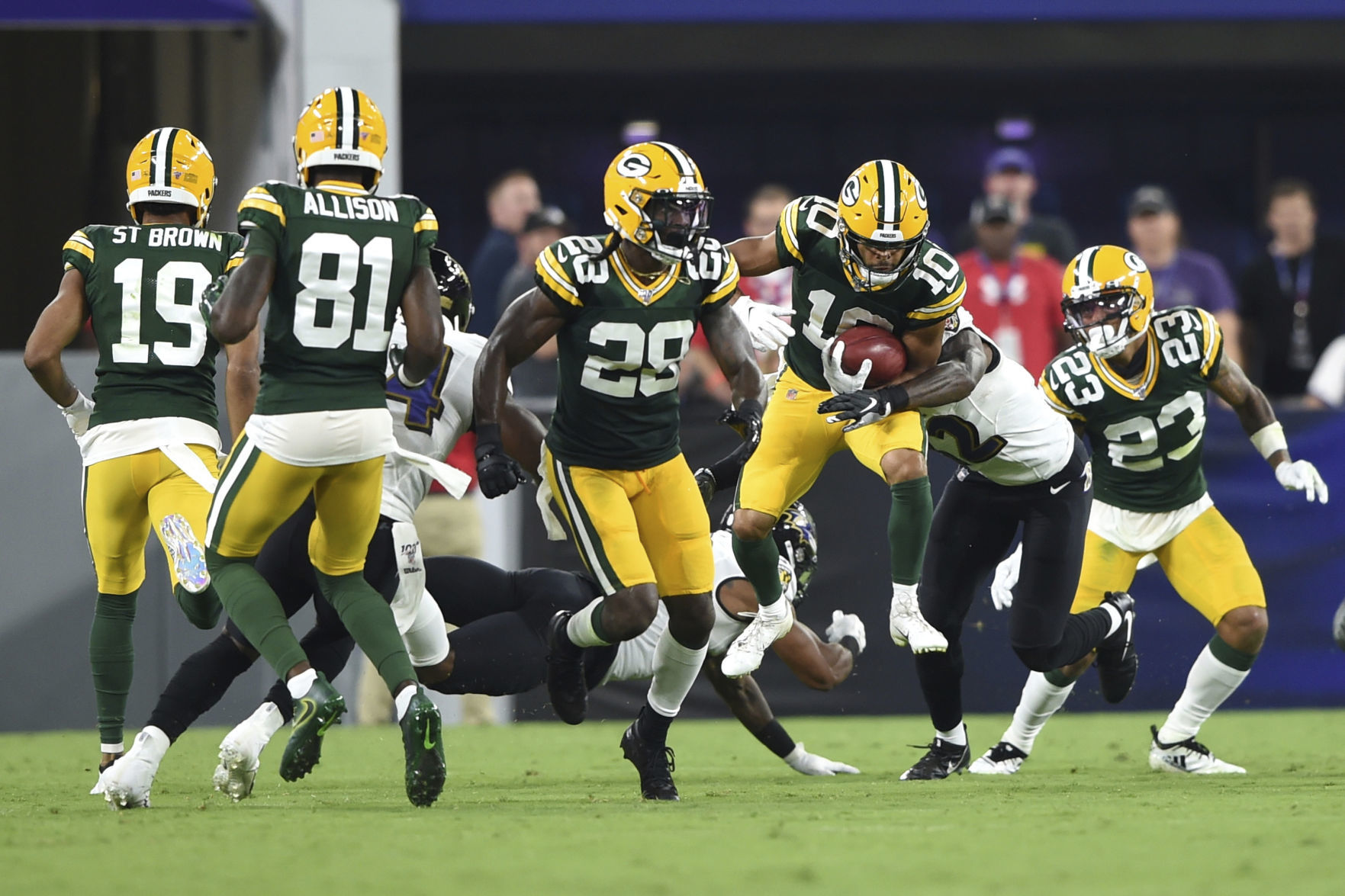 Ravens 26, Packers 13